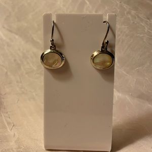 Sterling silver earrings with mother of Pearl earrings